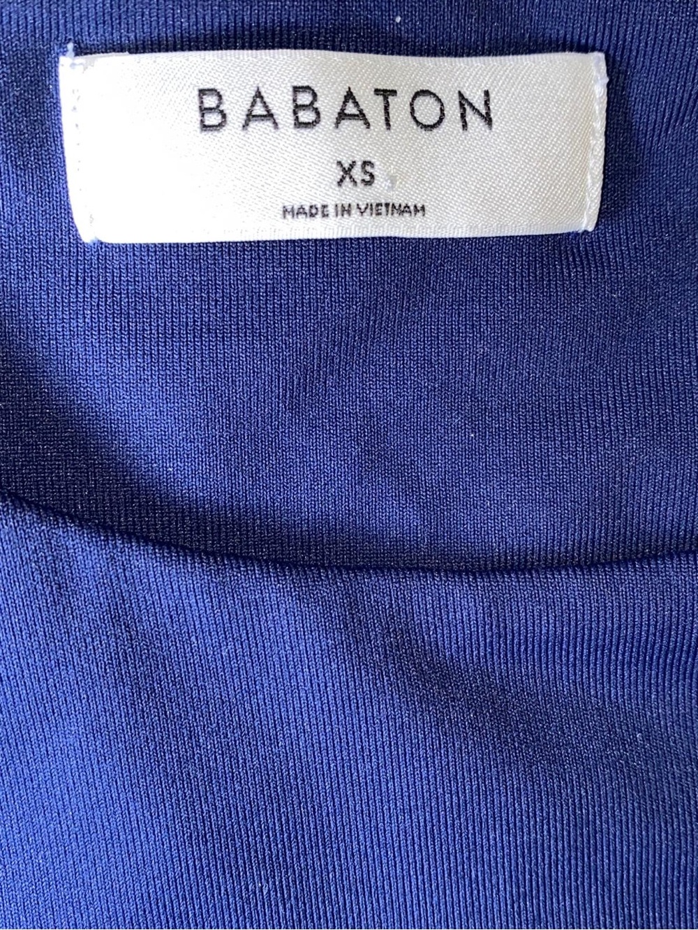 Aritzia Babaton Contour Crew Short-Sleeve Bodysuit Cobalt Blue - Size XS - Picture 10 of 12